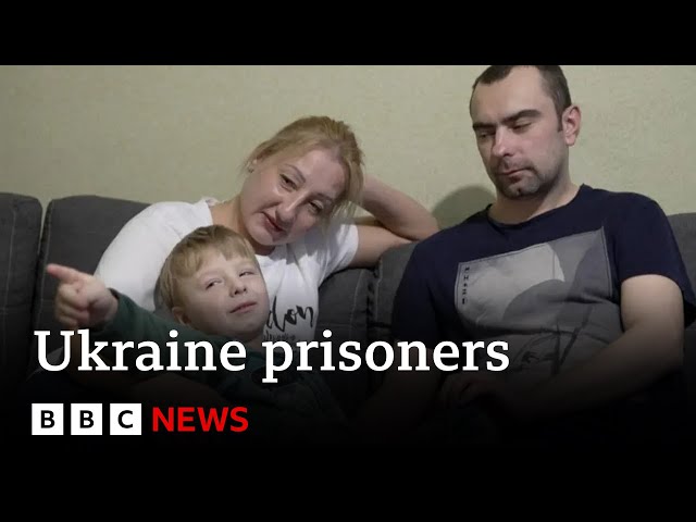 Russia accused of using relatives of Ukrainian prisoners for sabotage | BBC News