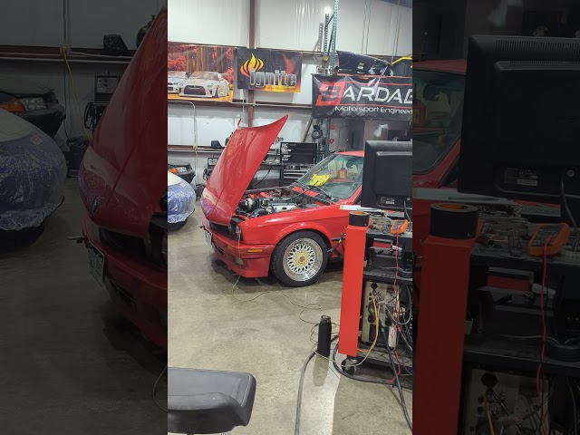 K swapped e30 hits the dyno #linkecu