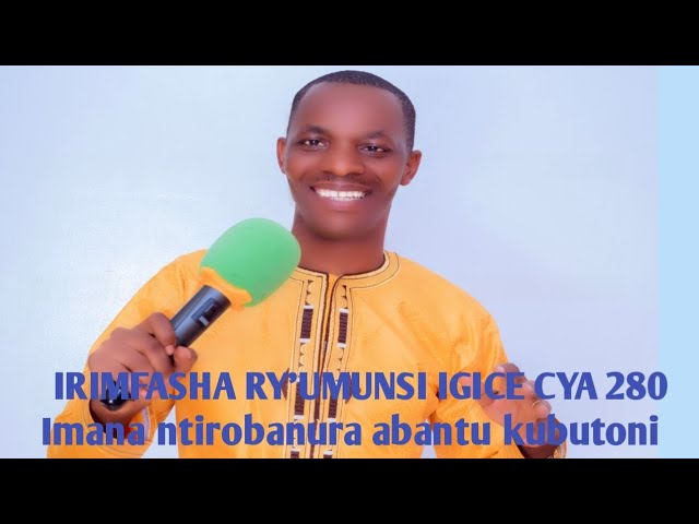 IRIMFASHA RY'UMUNSI part 280 "Imana ntirobanura kubutoni" by Ev Fulgence Mutabaruka