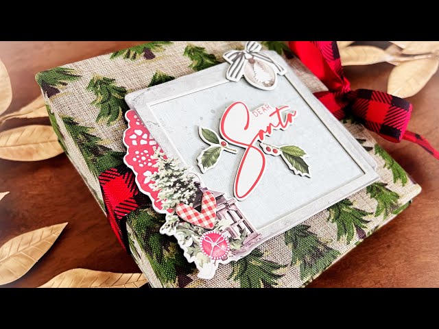 2022 Holiday Series-Episode 1-Fabric Covered Mini Album Walk-Thru and Tutorial