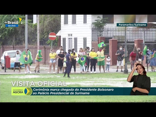 #AoVivo: Visita oficial do presidente Jair Bolsonaro ao Suriname