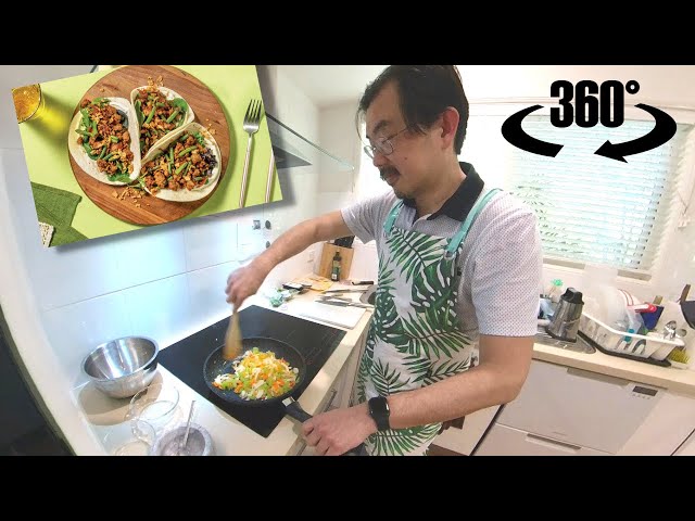 Cook @ Home | Sweet-Soy Caramelised Pork Tacos | 360 view