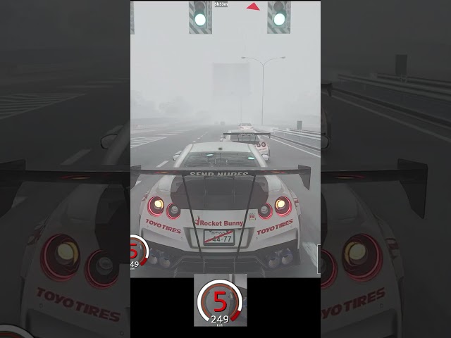 1000HP🚀 Rocket Bunny GTRs in Fog 🌫️ #GTR #1000HP #RocketBunny #FogRun #Deftones #POV #AssettoCorsa