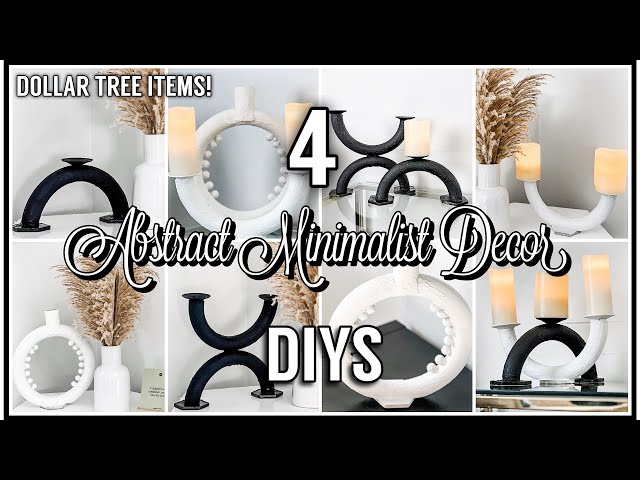 4 NEW Dollar Tree DIY’s High End Home Decor Project Ideas