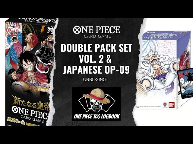 Double Pack Set Vol. 2 & Japanese OP-09 Booster Box opening!!