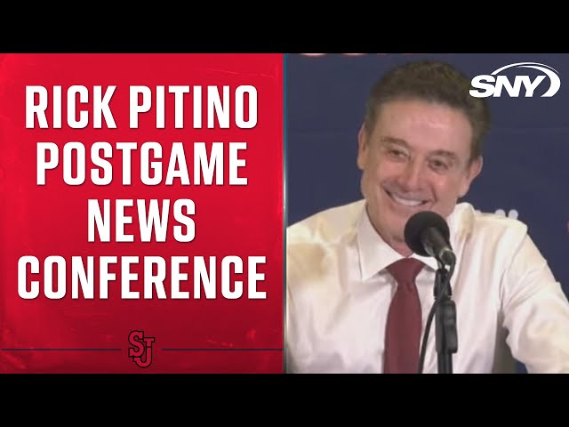 Rick Pitino after St. John's wins stunner over UConn: 'We got it going right now' | SNY