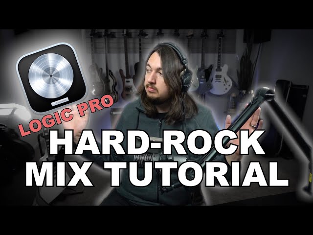 How I Record And Mix A Song In Logic Pro (Hard Rock)