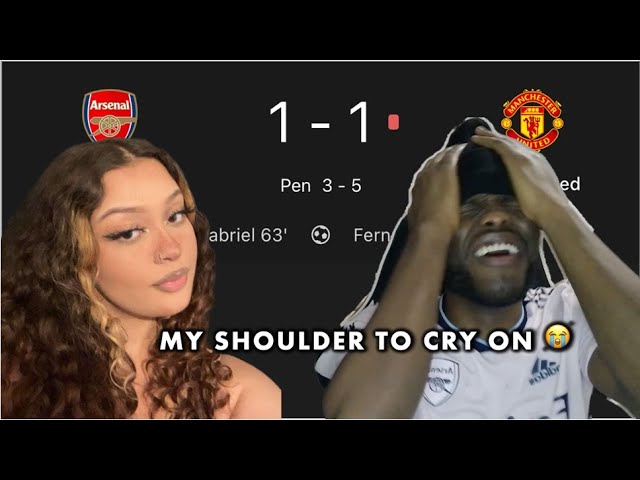 RANTING TO GIRLFRIEND ABOUT ARSENAL'S FA CUP KO VS MANCHESTER UNITED!