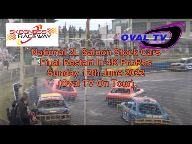 Skegness Raceway 2L Saloon Stock Car Final Part 2 4K ProRes 2022 (Oval TV On Tour)