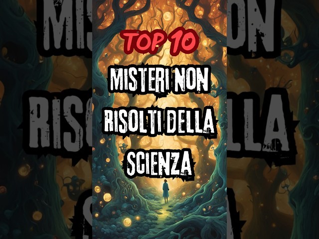 😱 Top 10 Misteri Non Risolti della Scienza 🔬 #shorts #science