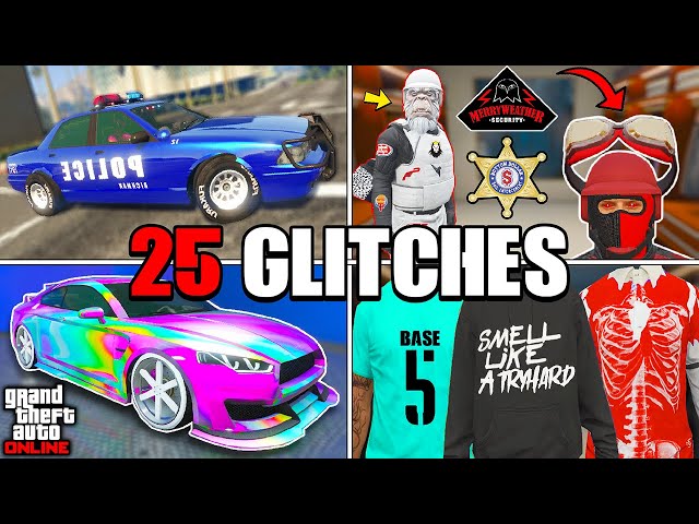 25 Glitches In GTA 5 Online!