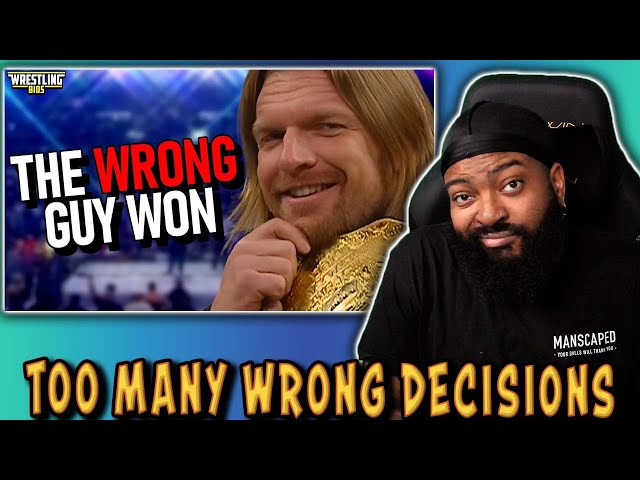 ROSS REACTS TO WRESTLING MATCHES WHERE THE WRONG GUY WON