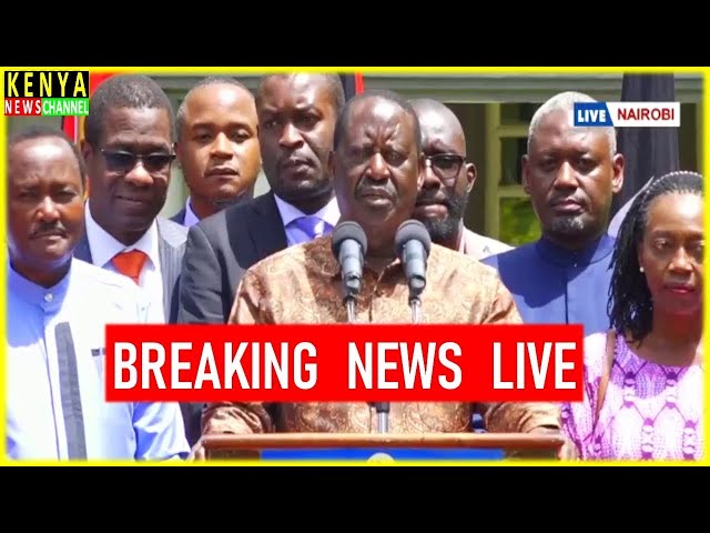 LIVE - Raila Big Announcement after Azimio was Declared Majority Party at ODM Convention Kakamega