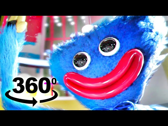 360 Video - Poppy Playtime Huggy Wuggy Full VR Game Part 1