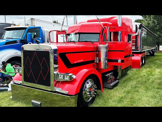 Multi-million-mile '02 Peterbilt 379 made to look like an 'old school race car'