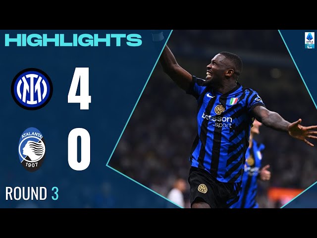 Inter - Atalanta | 4-0 | Gli Highlights | Lega Serie A 2024-25