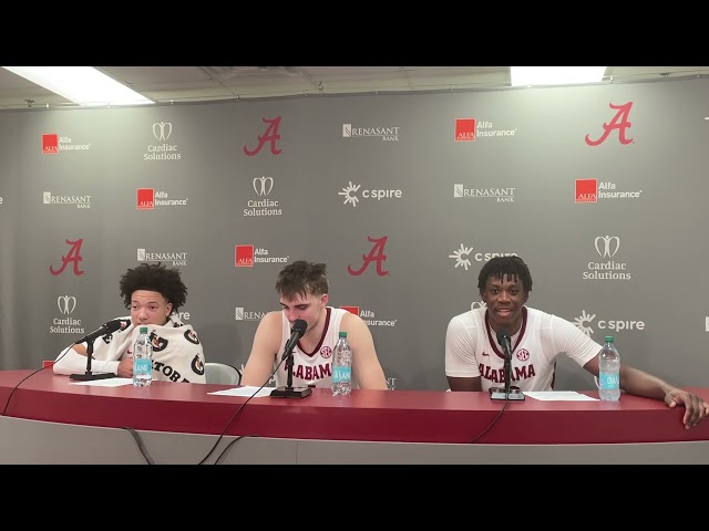 Alabama's Mark Sears, Grant Nelson, Aiden Sherrell: Georgia Win