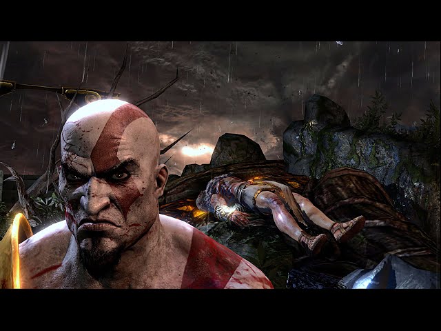 God Of War III Remastered - Zues death