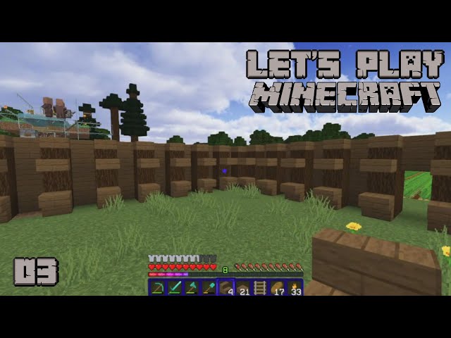 Let's Play Survival: Iron Farm, Villager Breeder, Trading Hall! Episode 3