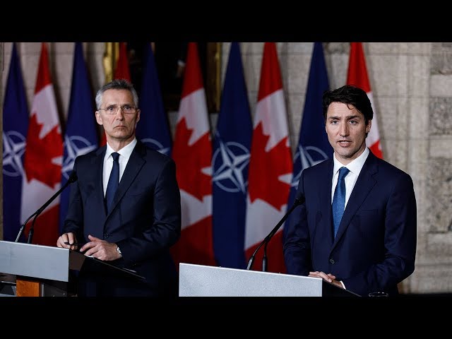 Prime Minister Trudeau holds a joint media availability with NATO Secretary General Jens Stoltenberg