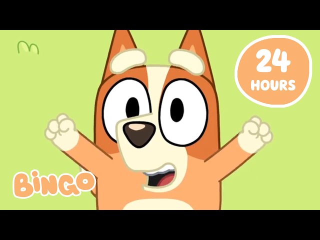 🔴LIVE: 24 HOURS Playtime with Bingo, Bluey, and Friends! ✨ 🧡 | Bingo - Official Channel