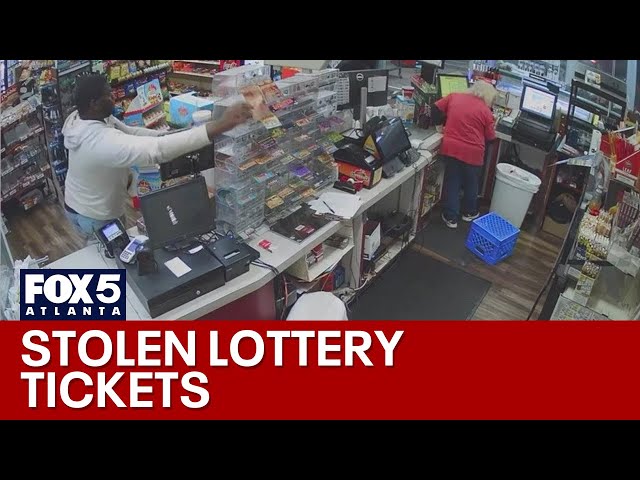 Man steals lottery tickets on camera | FOX 5 News