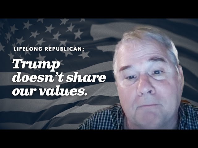 Lee (MD) is a lifelong Republican who knows Donald Trump does not share his conservative values