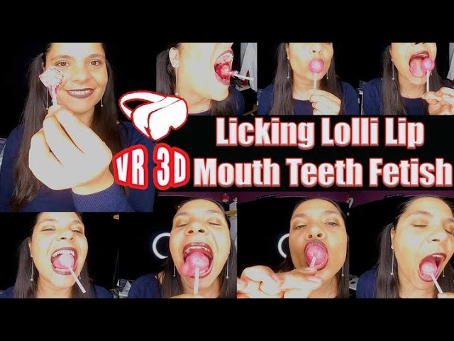 Here I enjoy sucking a very large lollipop Lolly pop Lick suck drool licking lollipop asmr licking