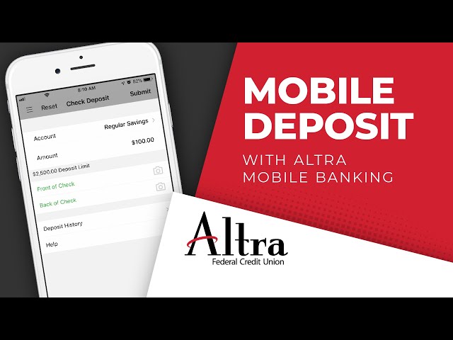 How To: Mobile Deposit with Altra's Mobile App