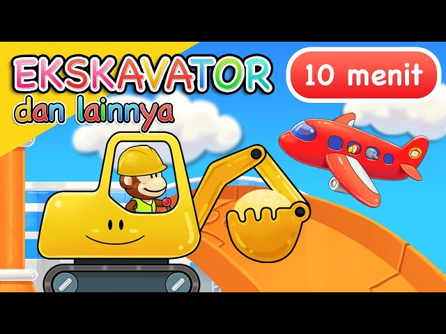 Lagu Anak Anak | Ekskavator dan Lainnya