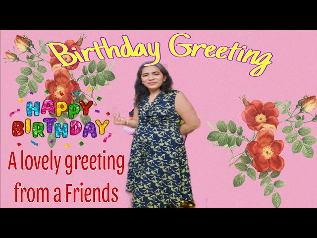 It's time to share your thought, A birthday Greetings from my Friends in YT