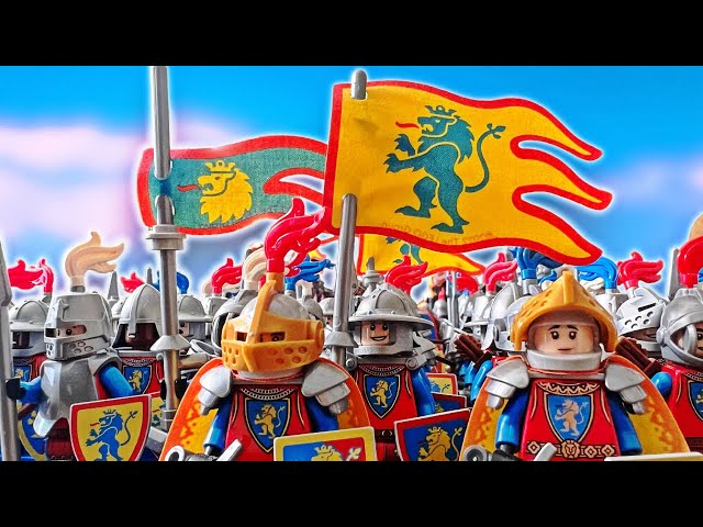 Building a LEGO Lion Knight Army | Will they Survive?