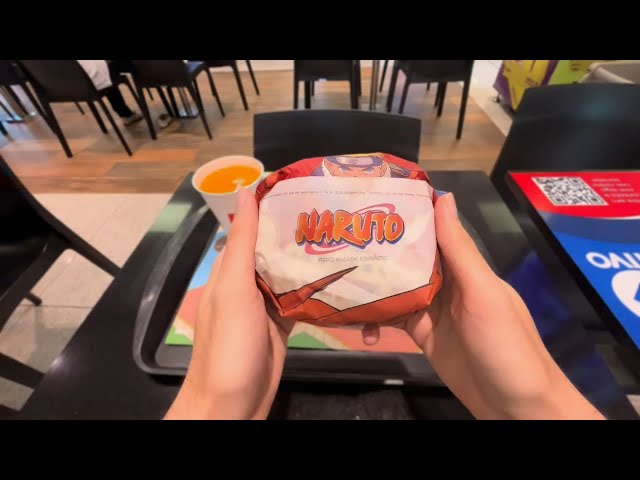 Trying the New Naruto Combo From Burger King