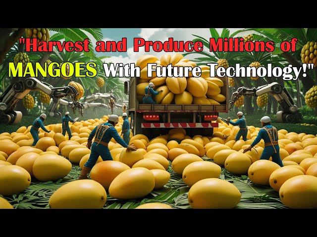 How Australian Farmers Harvest Thousands of Tons of Mangoes Every Year  |Farming Documentary