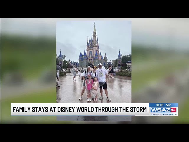 Local Family Stays at Disney World Through Hurricane Milton