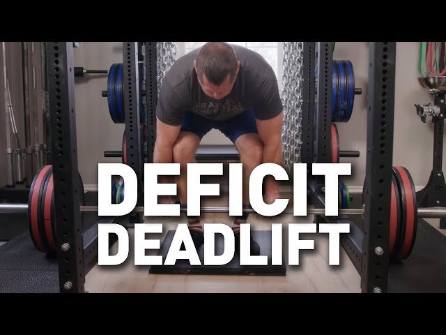 How To Deficit Deadlift - Stronger Off the Floor to INCREASE YOUR DEADLIFT