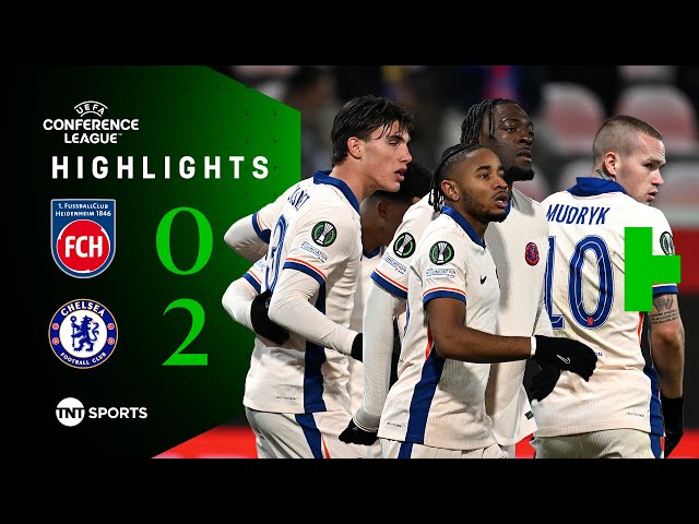 Nkunku & Mudryk Score! 🔥 | Heidenheim 0-2 Chelsea | UEFA Europa Conference League Highlights