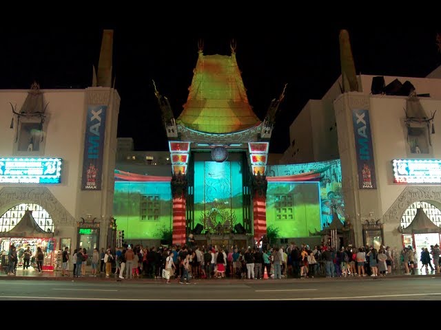 360° Chinese Theatre Lights Show