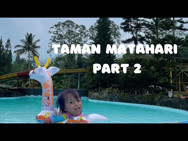 SERUNYA MALIKA BERMAIN AIR DI KOLAM RENANG | NURSERY RHYMES SONG | TAMAN MATAHARI (PART 2)