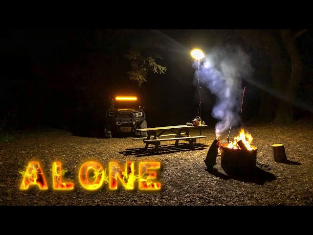 Camping Alone Can be really Scary