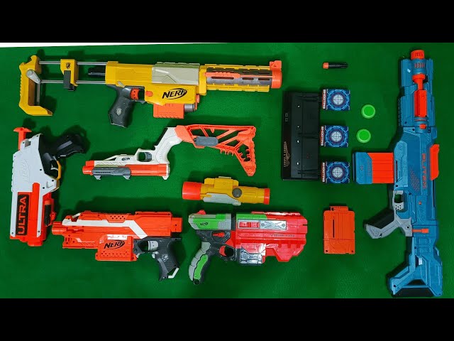 Collecting 7 Sniper Rifles and NERF Recon CS 6, Ultra, Vigilion, Stryfe, Elite Echo 2.0