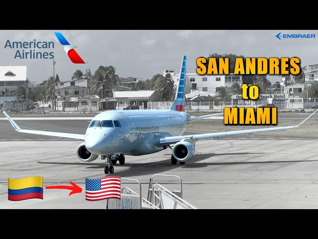 AMERICAN AIRLINES San Andres 🇨🇴 to Miami 🇺🇸 FLIGHT REPORT (# 107)