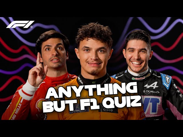 'I'm Gonna Be Much Better At This Than The F1 Stuff!' 😅 | The Anything But F1 Quiz! | Episode One