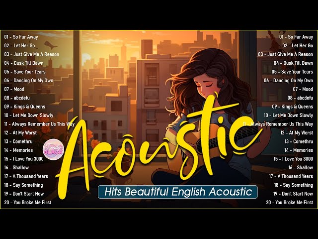 Popular Tiktok Cover Songs Lyrics Playlist 2025 ❤️ Acoustic  Cover Of Popular Songs Of All Time