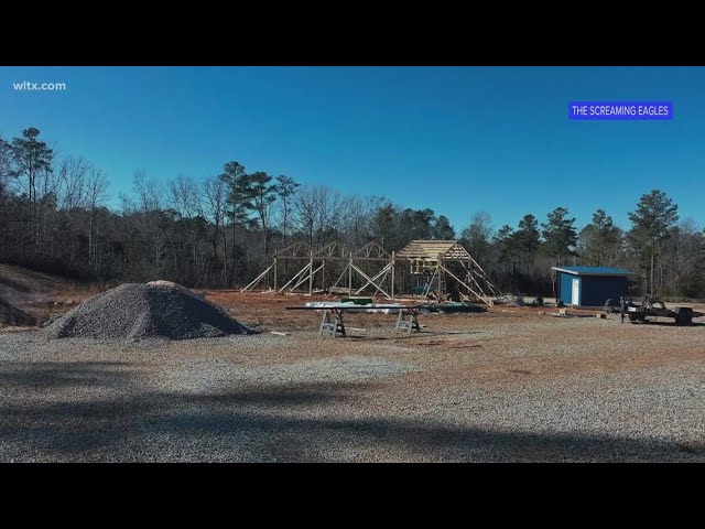 Screaming Eagles sports complex makes progress with new pavilion and scoreboard