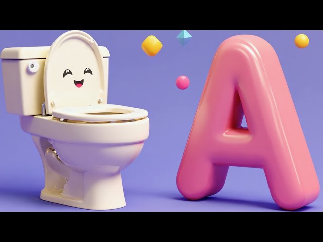 The Silly Toilet's Vowel Song Learning AEIOU in English!