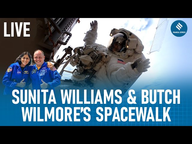 Sunita Williams & Butch Wilmore Take On US Spacewalk 92 | Nasa Live | Spacewalk Live | ISS