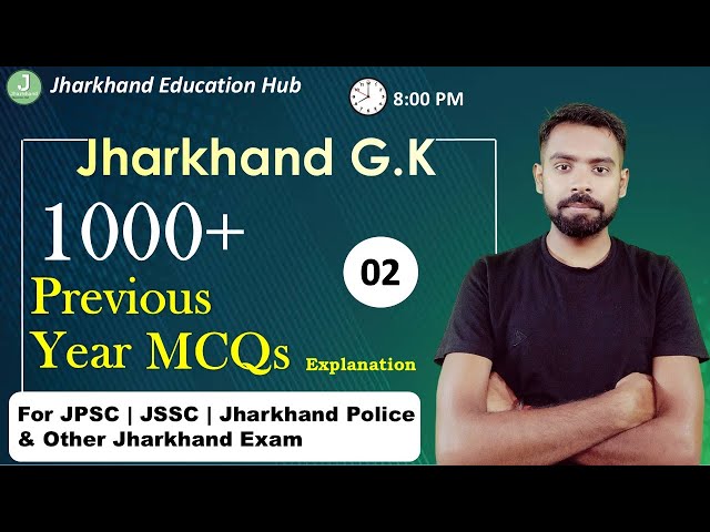 Can You Answer These IMPORTANT Jharkhand Gk Questions? | Jharkhand Gk PYQs Class -2