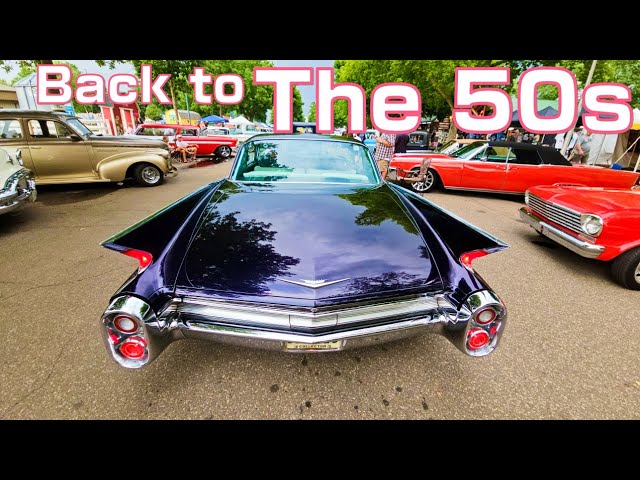 Epic annual Back to the 50s {1964 back} classic car show MSRA street rods & classic cars old trucks