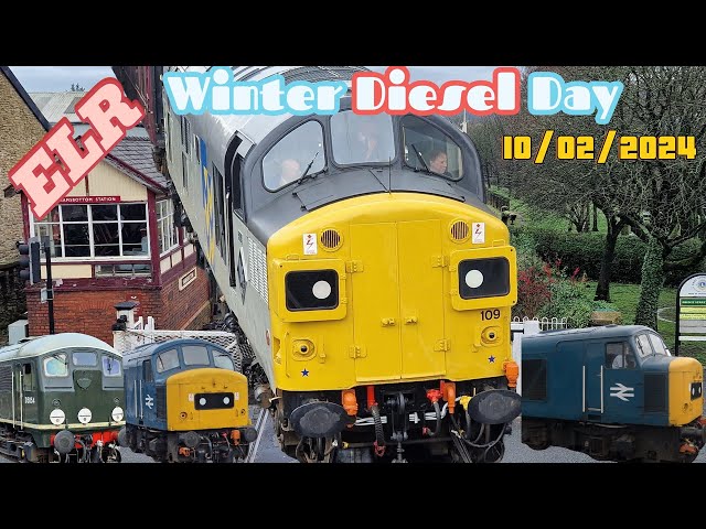 (4K) Winter Diesel Day On The ELR East Lancashire Railway On The 10/02/2024